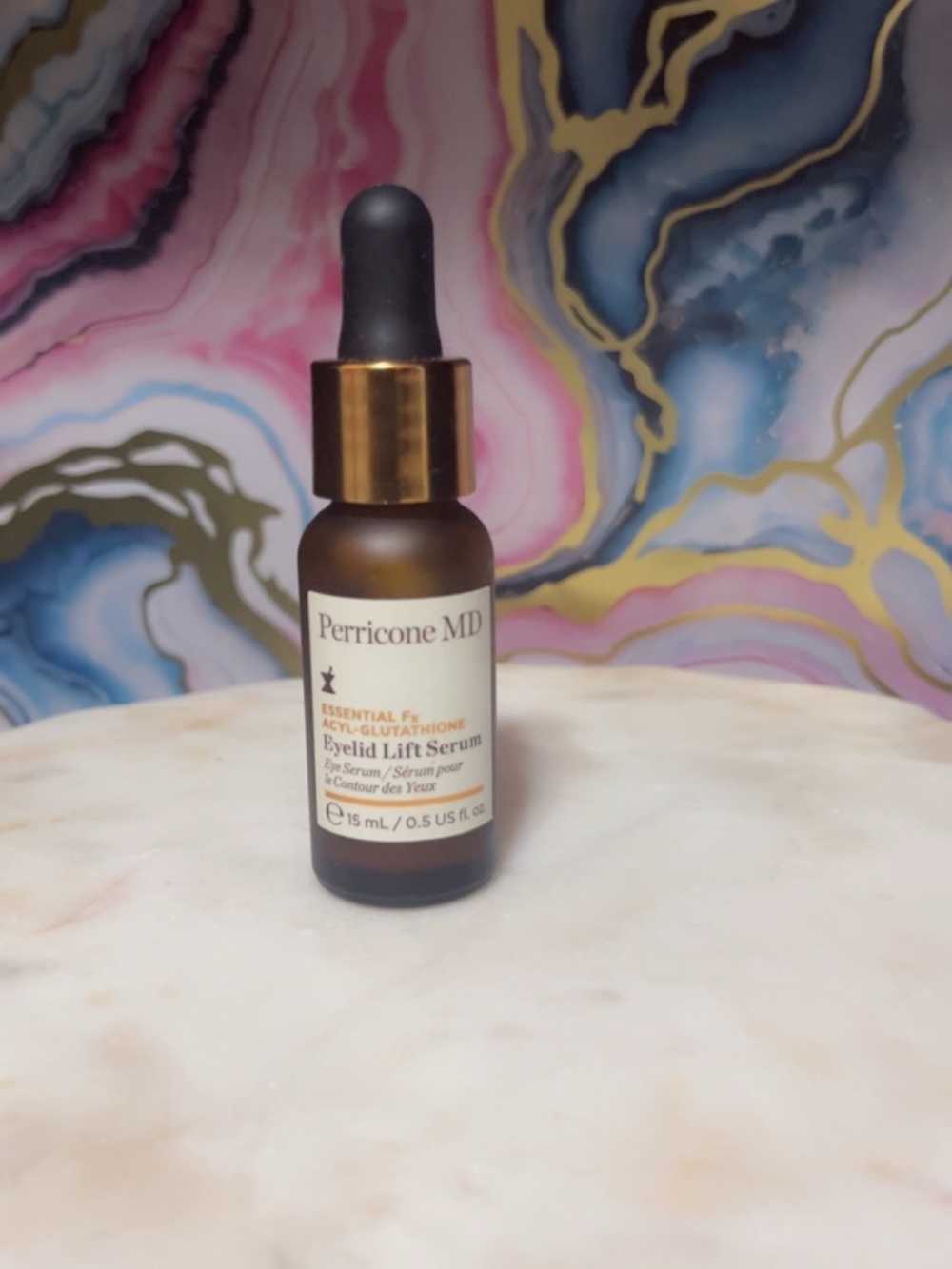 Perricone MD Eyelid Lift Serum – Brown and Gold Dropper